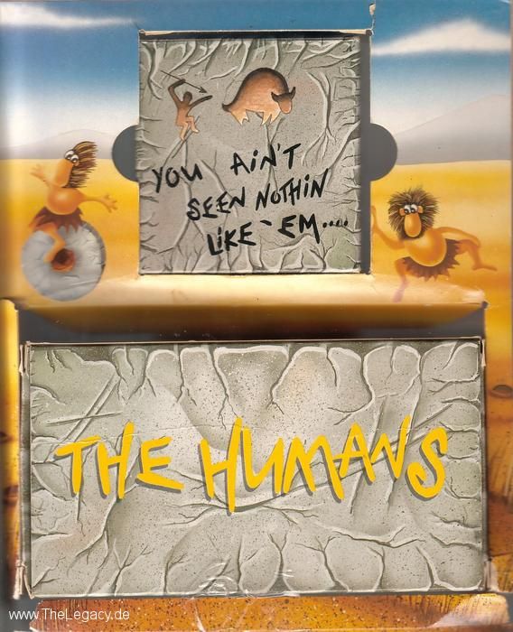 Inside Cover for The Humans (Amiga): Right Flap