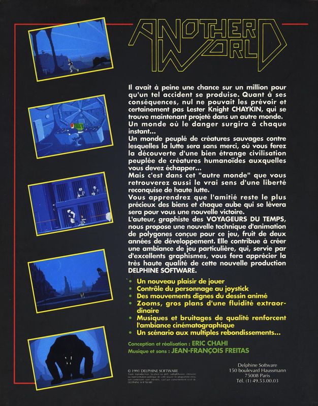 Back Cover for Out of This World (DOS)