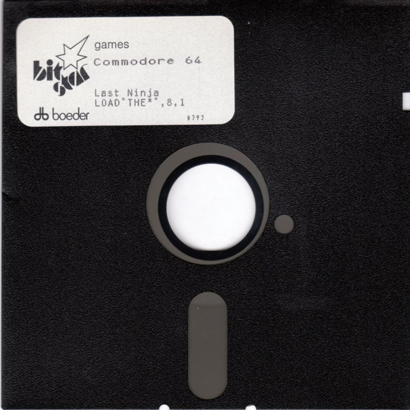 Media for The Last Ninja (Commodore 64) (boeder bitstar Budget Release)