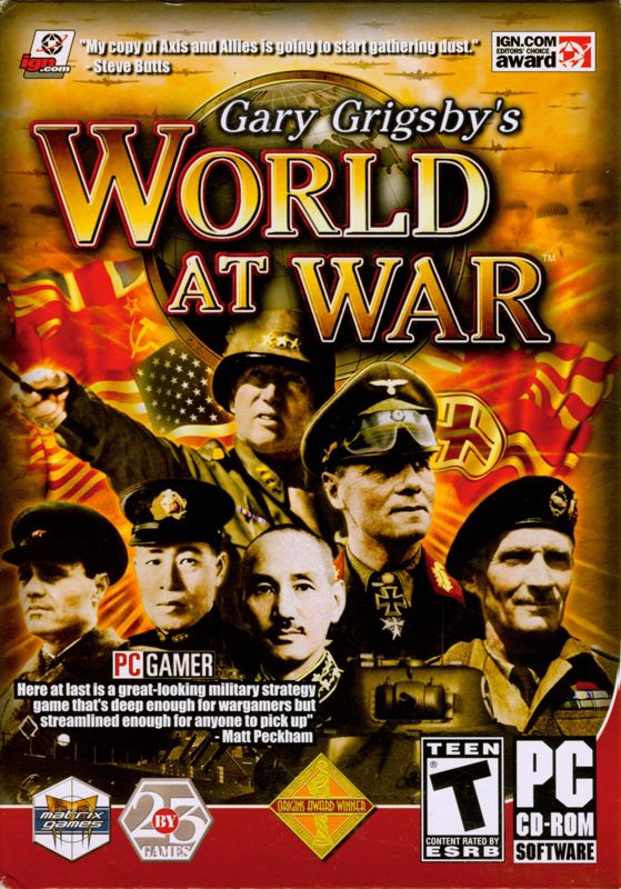 Front Cover for Gary Grigsby's World at War (Windows) (2008 release)