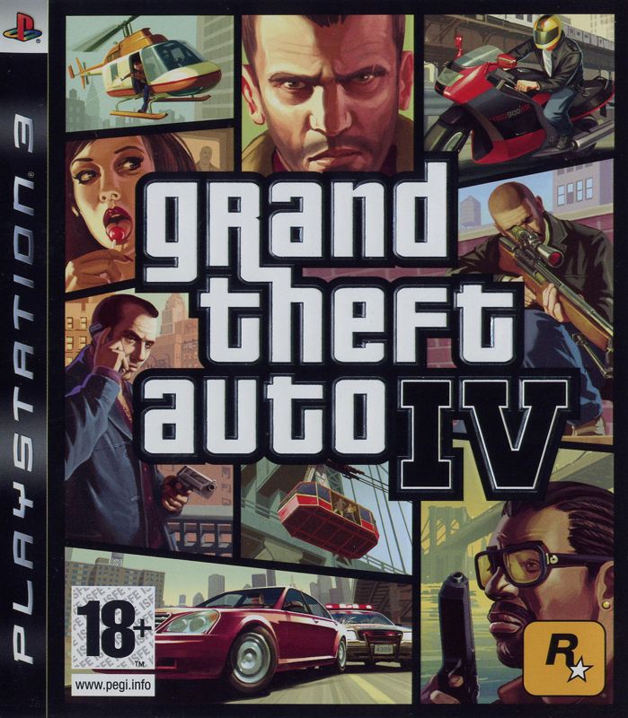 Grand Theft Auto IV cover or packaging material - MobyGames