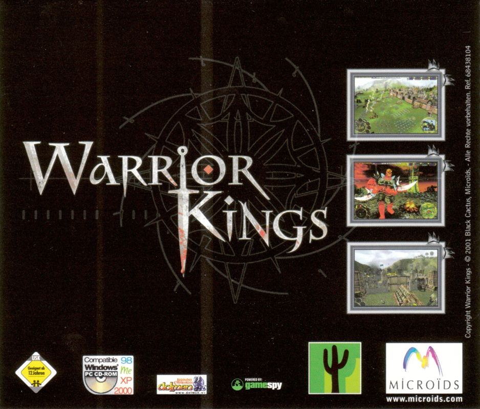 Other for Warrior Kings (Windows): Jewel Case - Back