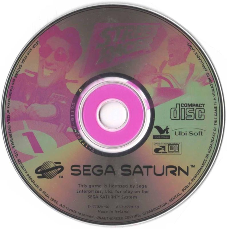 Media for Street Racer (SEGA Saturn)