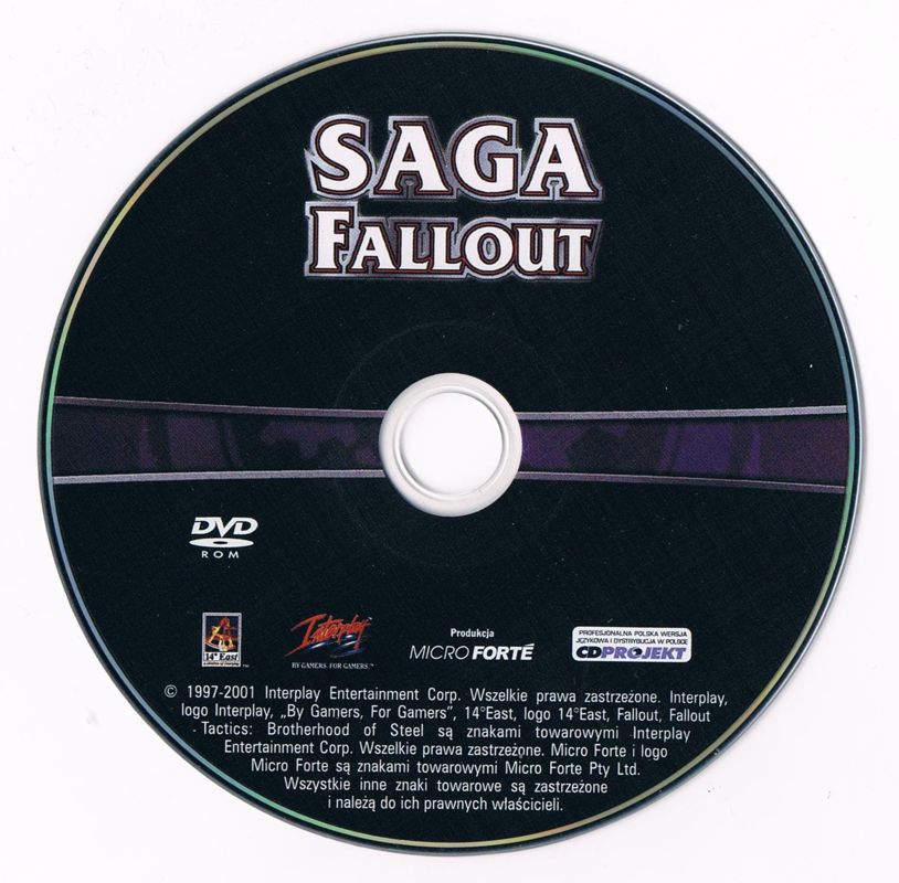 Media for Saga Fallout: Unikalna Edycja DVD (Windows) ("Extra Klasyka" Release)