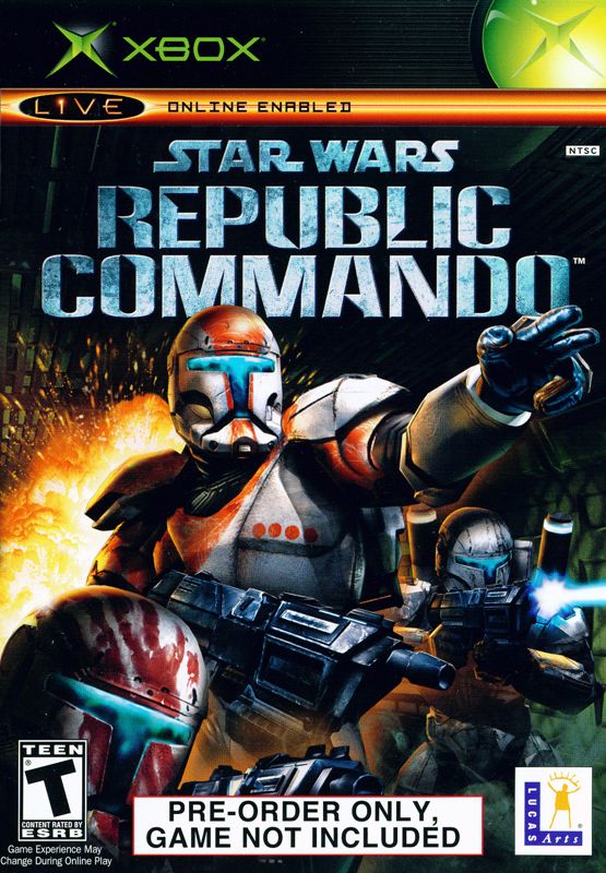 Front Cover for Star Wars: Republic Commando (Xbox) (Pre-Order Art)