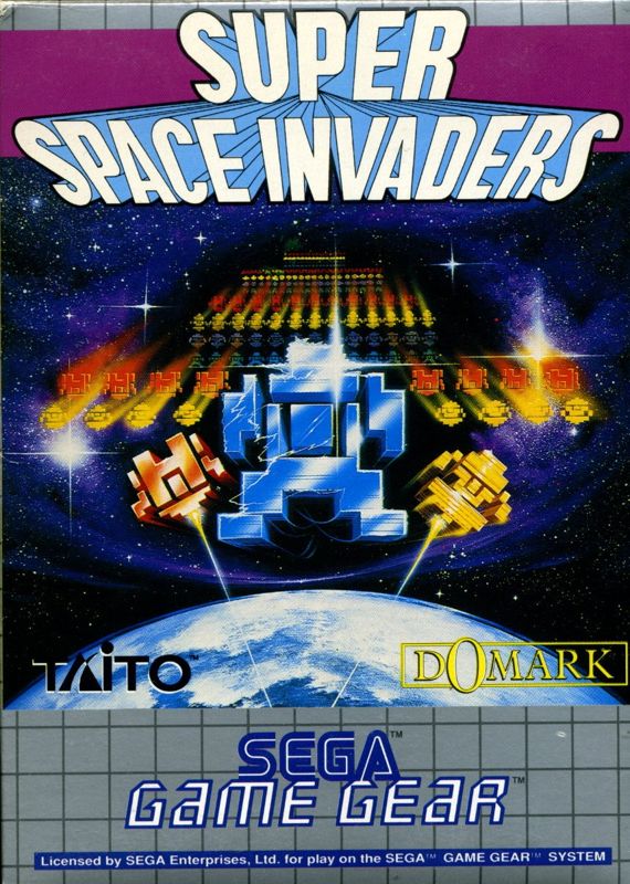 Front Cover for Taito's Super Space Invaders (Game Gear)