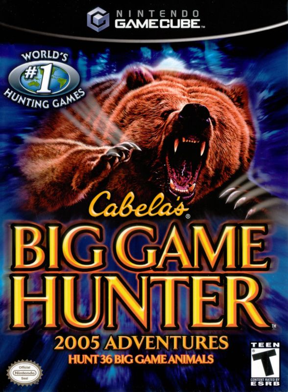 Front Cover for Cabela's Big Game Hunter 2005 Adventures (GameCube)