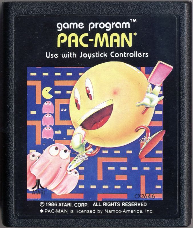 Media for Pac-Man (Atari 2600) (1986 Release)