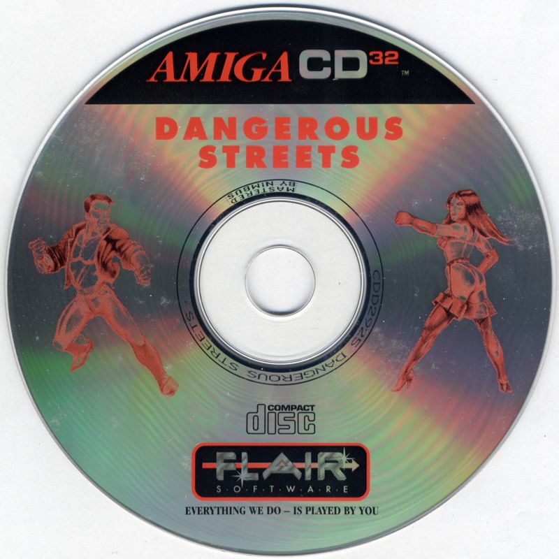 Media for Dangerous Streets (Amiga CD32)