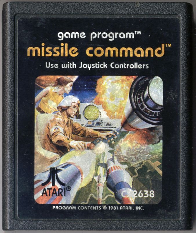 Media for Missile Command (Atari 2600) (1981 Release)