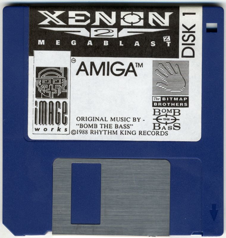 Media for Xenon 2: Megablast (Amiga): Disk 1 of 2