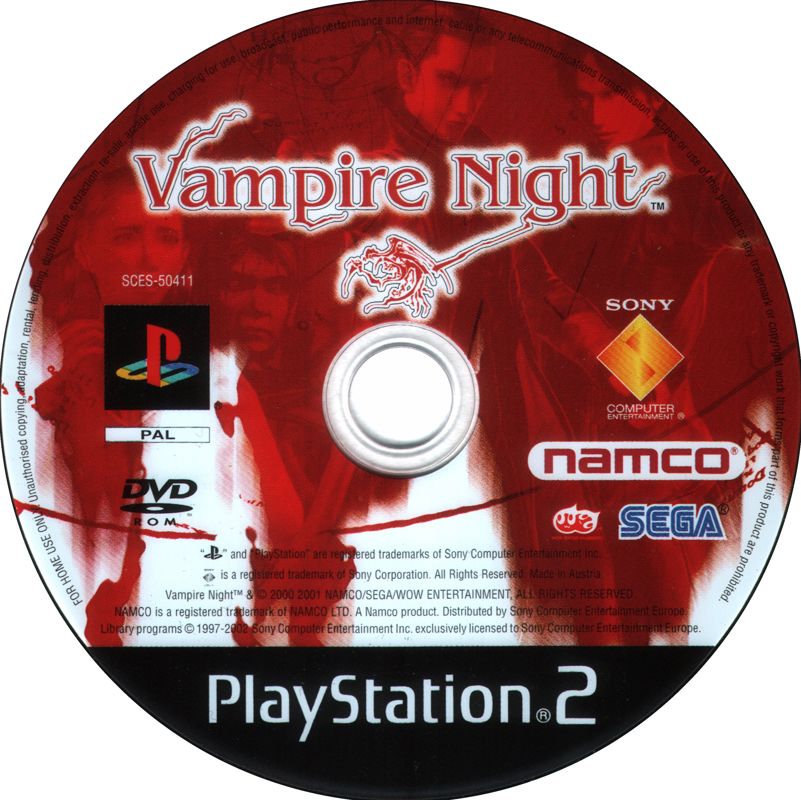 Media for Vampire Night (PlayStation 2) (Bundled with Gun Con 2)