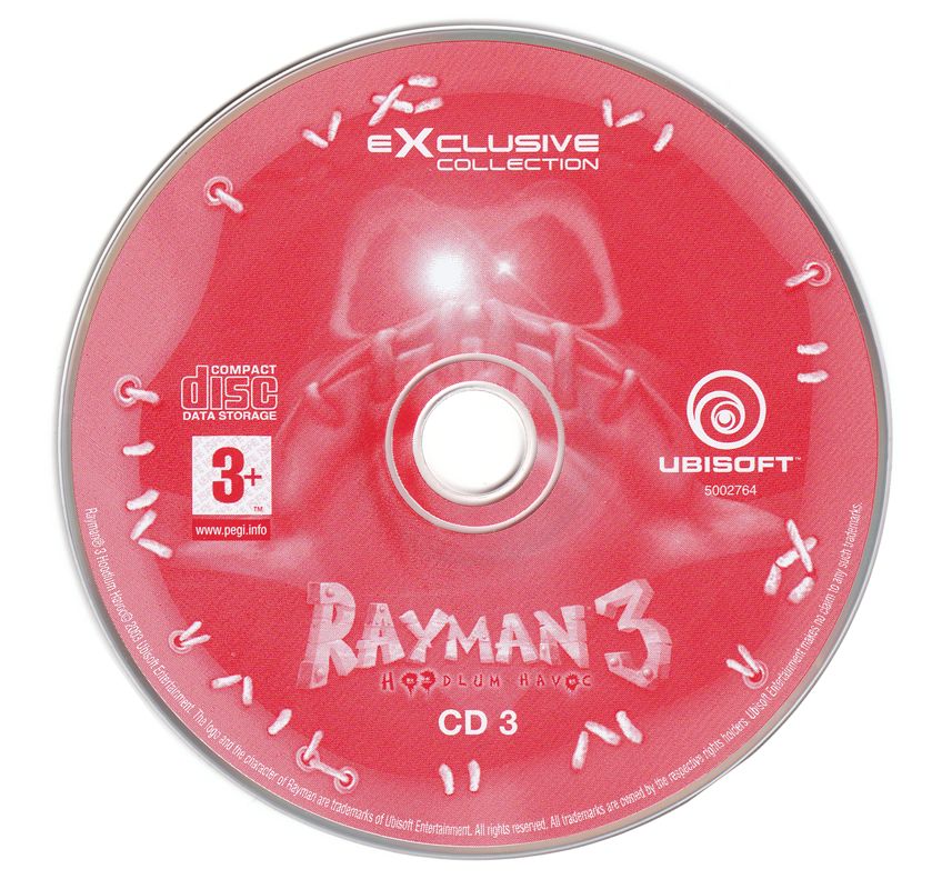 Media for Rayman 3: Hoodlum Havoc (Windows) (Ubisoft eXclusive release): Disc 3
