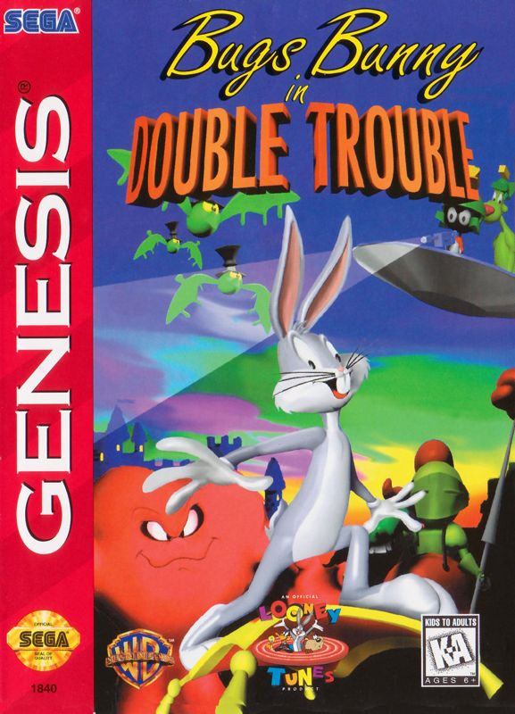 Front Cover for Bugs Bunny in Double Trouble (Genesis)