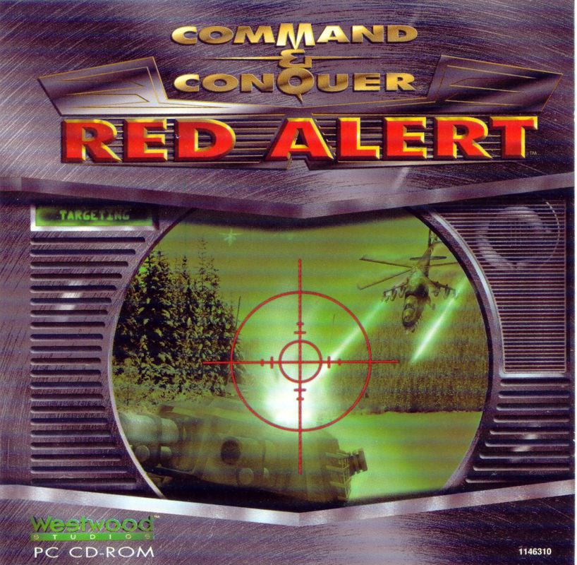 Other for Command & Conquer: Red Alert (DOS and Windows) (Re-release with accolades): Jewel Case - Front