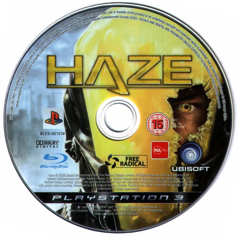 Media for Haze (PlayStation 3)