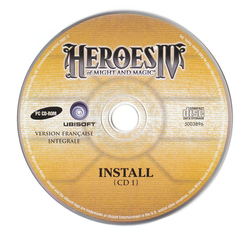 Media for Heroes of Might and Magic IV: Complete (Windows): Install Disc
