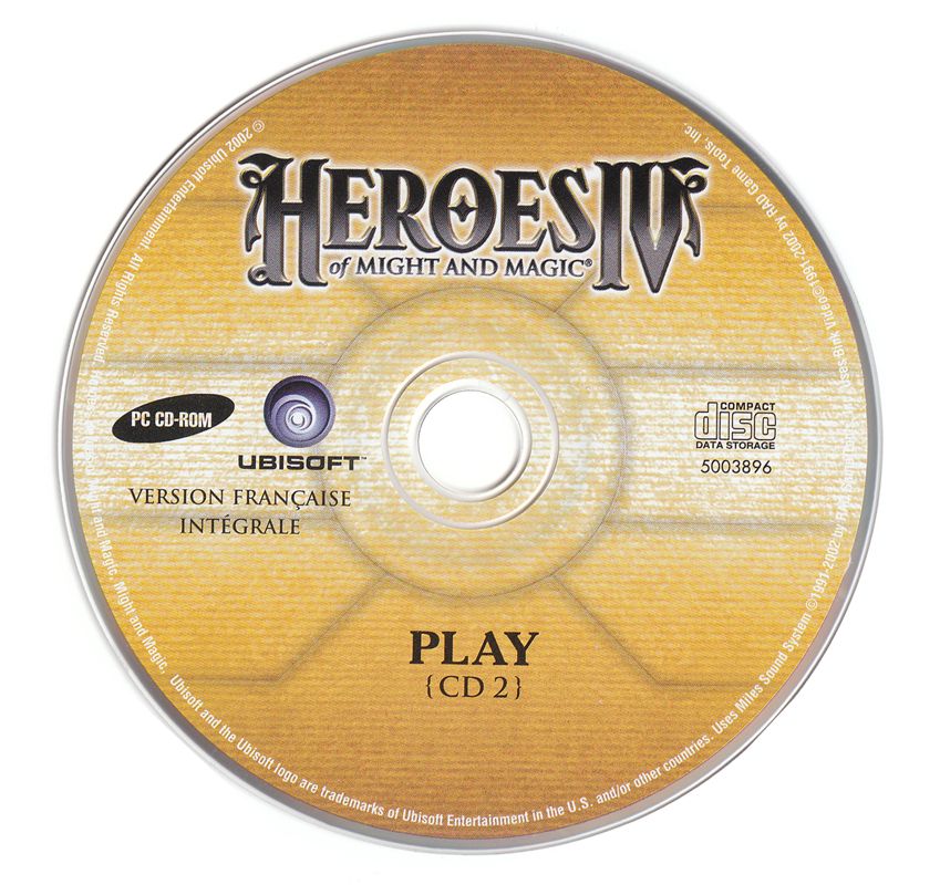 Media for Heroes of Might and Magic IV: Complete (Windows): Play Disc