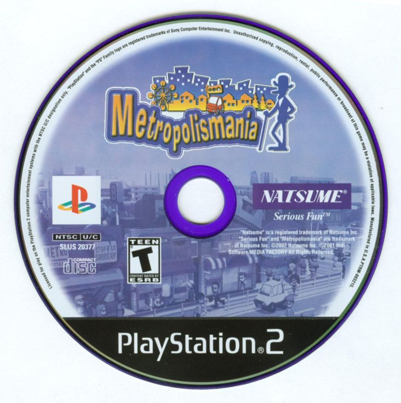 Media for Metropolismania (PlayStation 2)