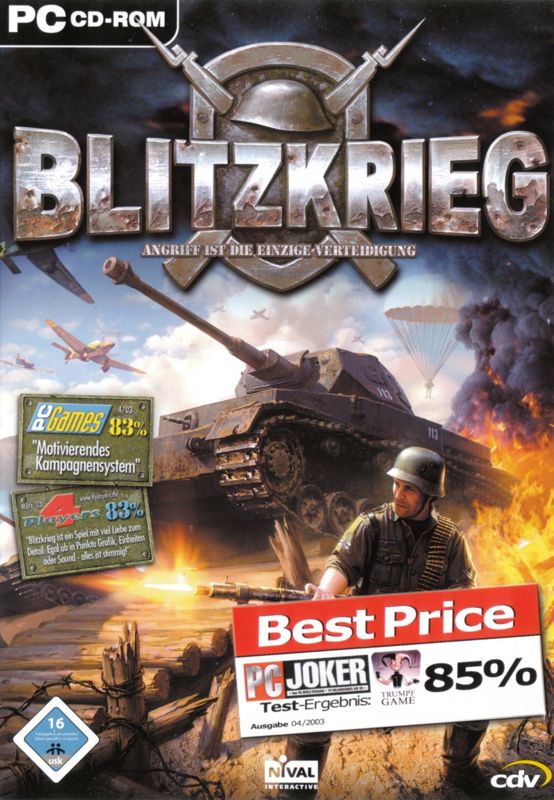 Front Cover for Blitzkrieg (Windows) (Best Price release)