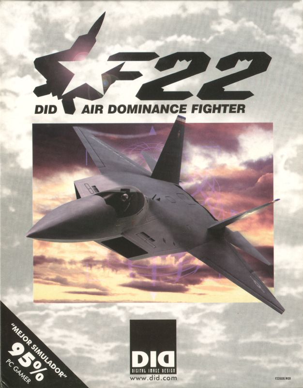 Front Cover for F22 Air Dominance Fighter (Windows) (Infogrames Ibérica release)
