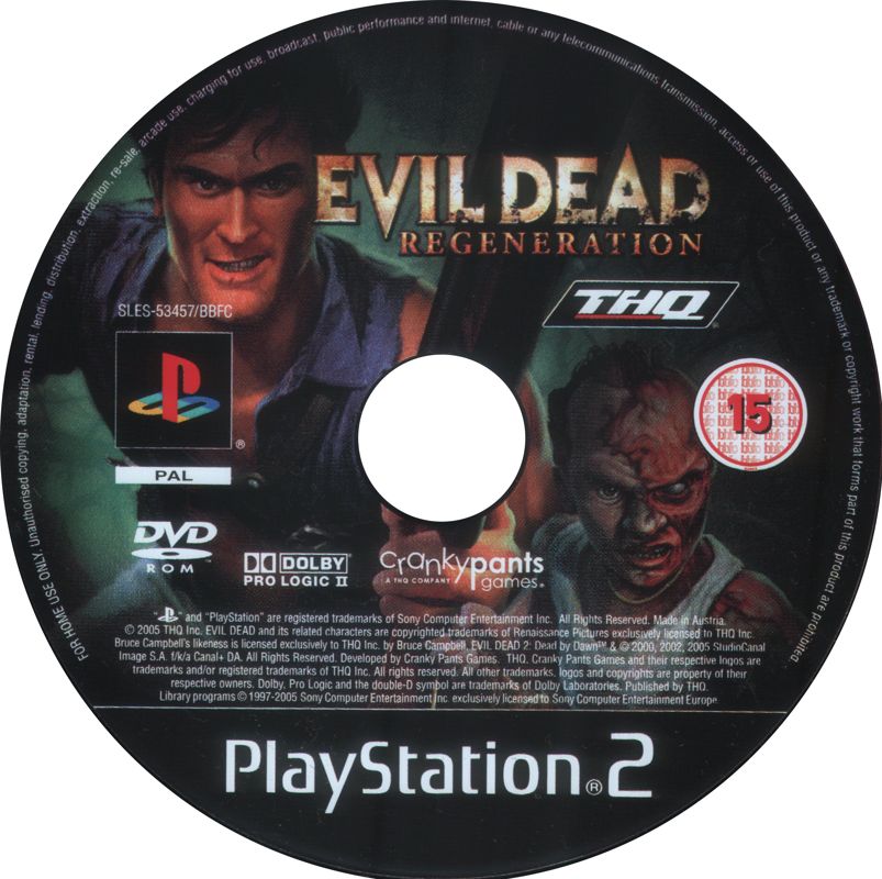 Media for Evil Dead: Regeneration (PlayStation 2)