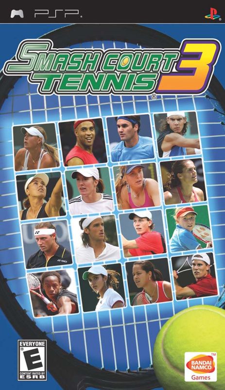 Front Cover for Smash Court Tennis 3 (PSP)