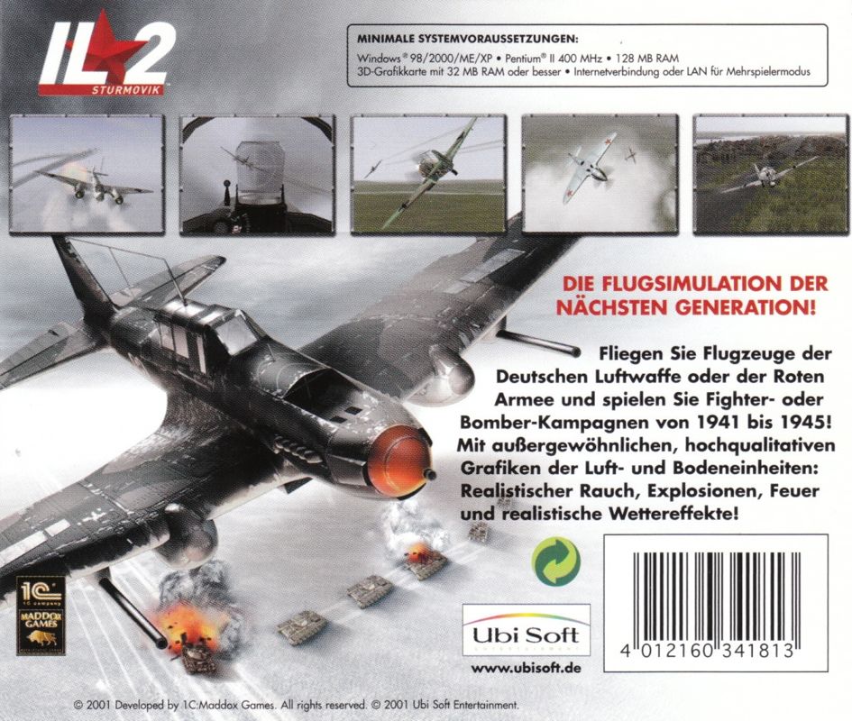 Other for IL-2 Sturmovik (Windows) (Software Pyramide release): Jewel Case - Back