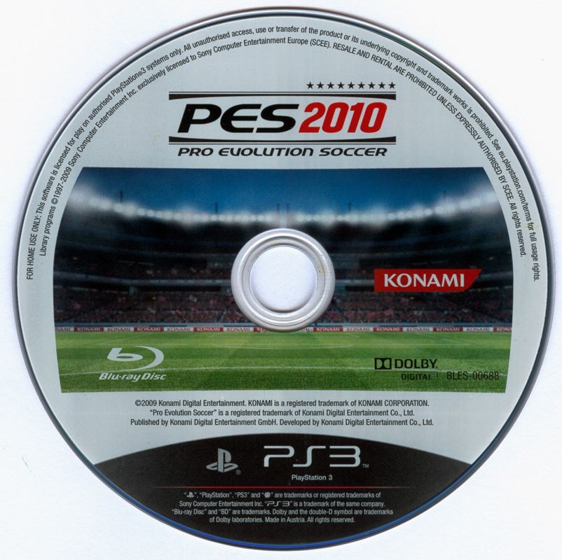 Media for PES 2010: Pro Evolution Soccer (PlayStation 3)