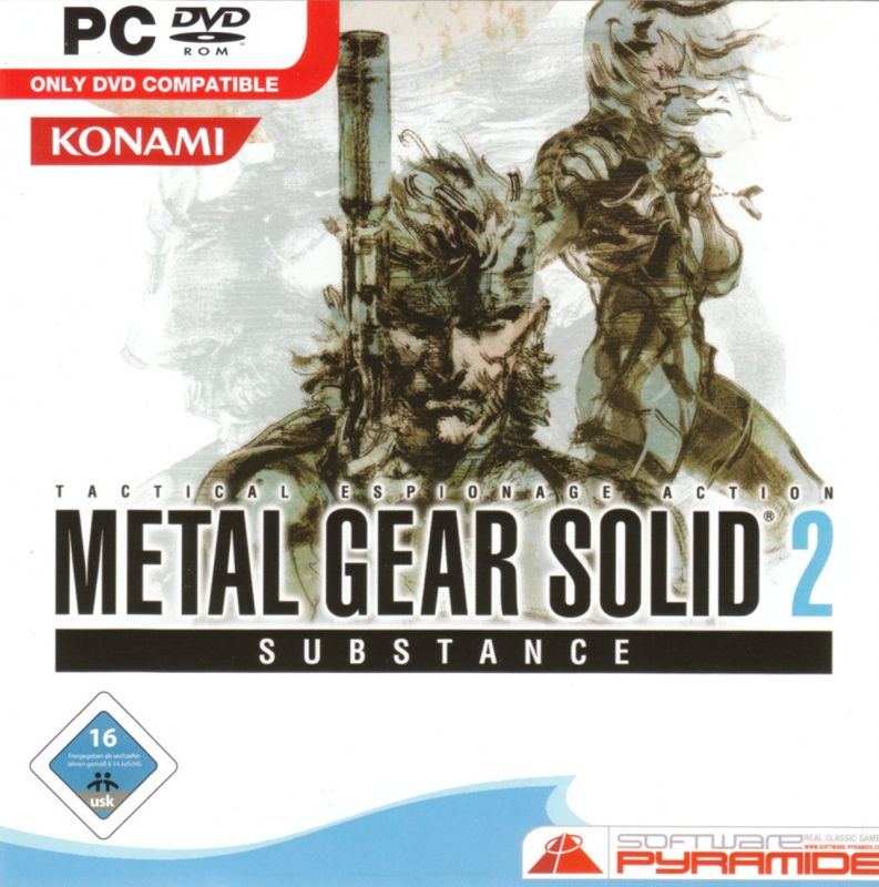 Front Cover for Metal Gear Solid 2: Substance (Windows) (Software Pyramide Release)