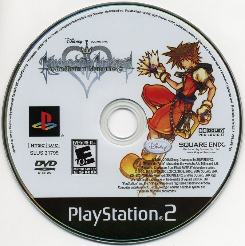 Media for Kingdom Hearts: Re:Chain of Memories (PlayStation 2)