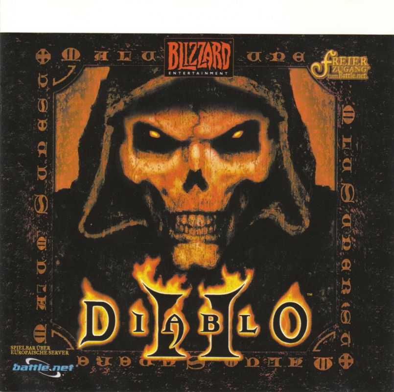 Other for Diablo II (Windows) (Release for Windows 95/98/NT 4.0 (others show release for Windows 95/98)): Jewel Case 1 - Front