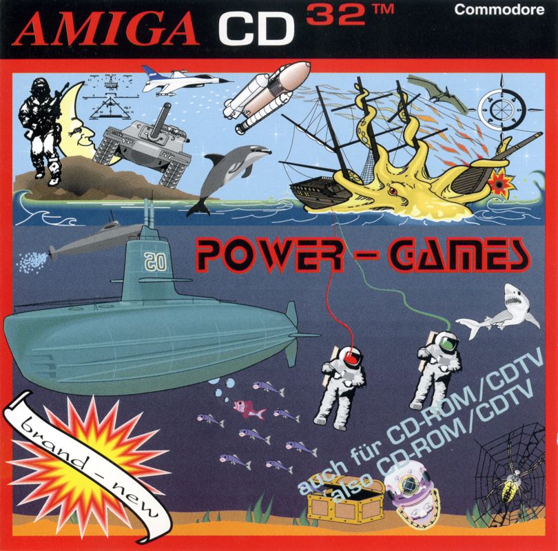 Front Cover for Power-Games (Amiga and Amiga CD32)