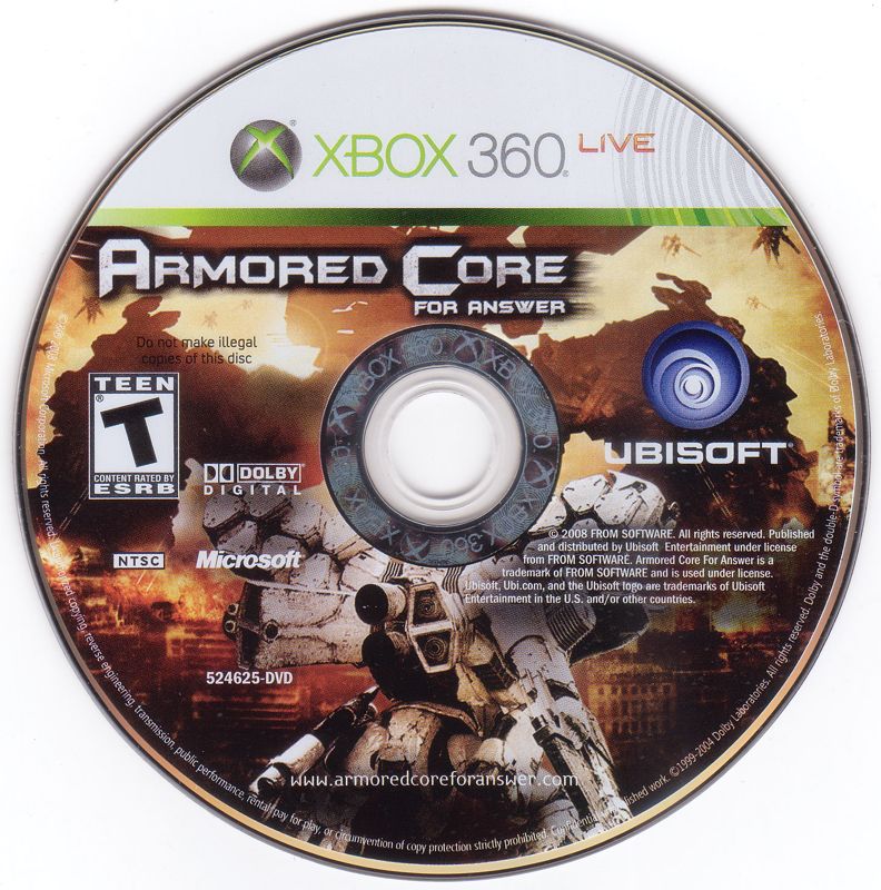 Media for Armored Core: For Answer (Xbox 360)
