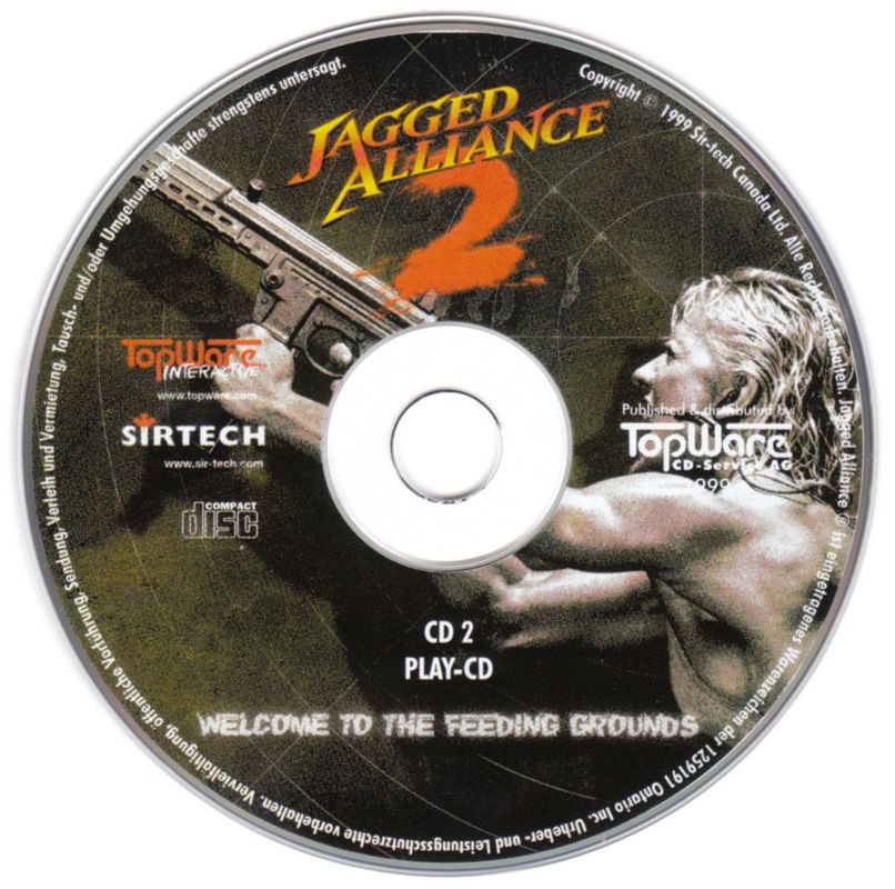 Media for Jagged Alliance 2 (Windows): Game Disc