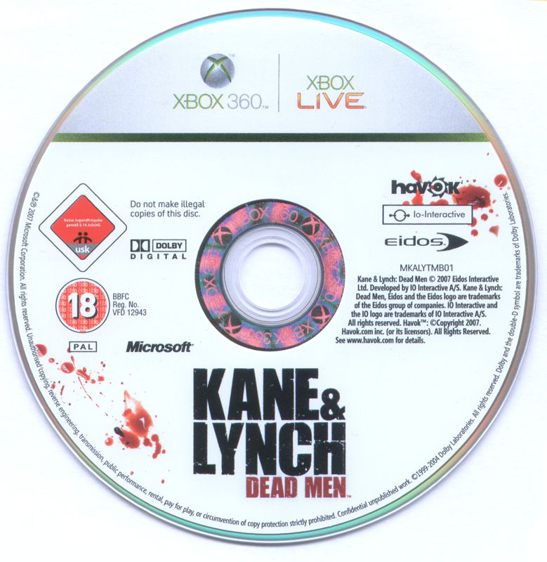 Media for Kane & Lynch: Dead Men (Xbox 360)