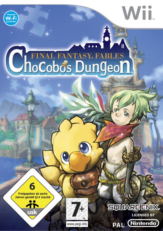 Front Cover for Final Fantasy Fables: Chocobo's Dungeon (Wii)