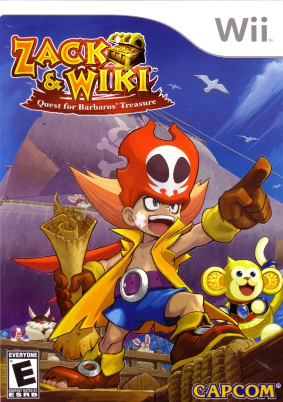 Front Cover for Zack & Wiki: Quest for Barbaros' Treasure (Wii)