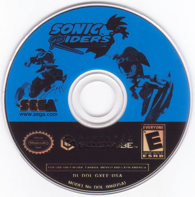 Sonic Riders Cover Or Packaging Material - MobyGames