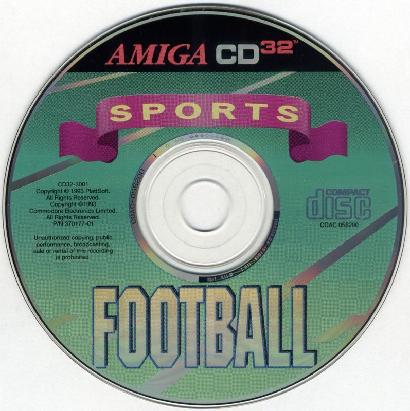 Media for Sports: Football (Amiga CD32)