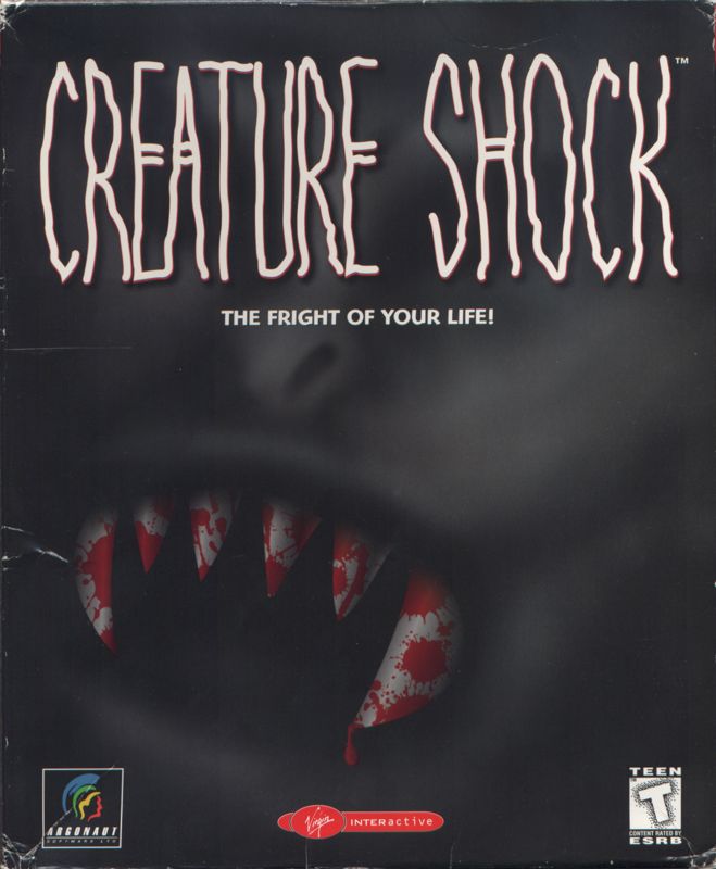Front Cover for Creature Shock (DOS) (1999 Interplay release)