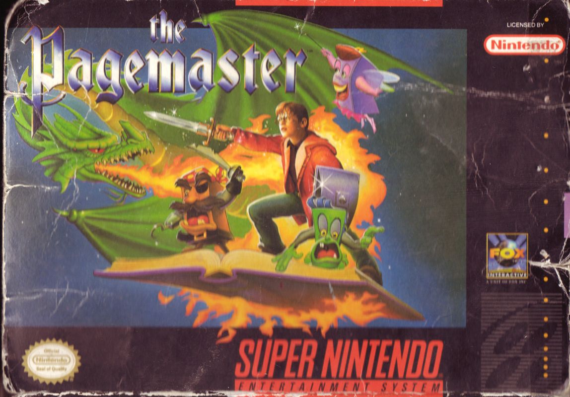 Front Cover for The Pagemaster (SNES)