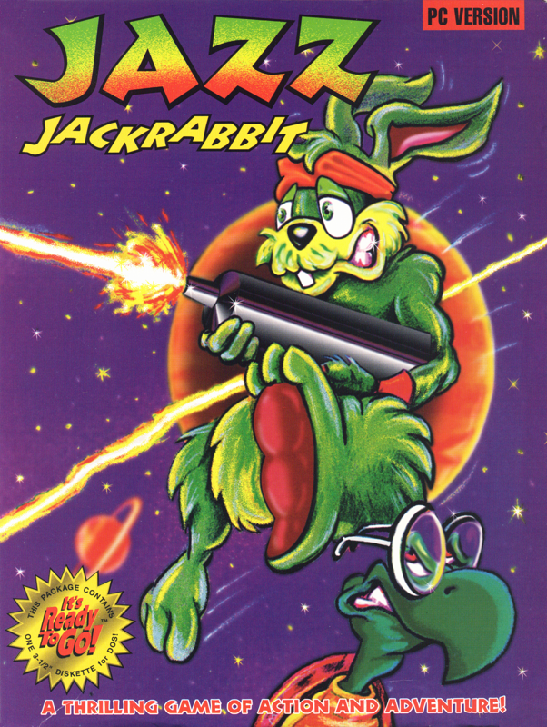 Front Cover for Jazz Jackrabbit (DOS)