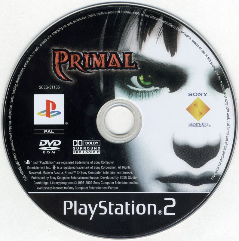 Media for Primal (PlayStation 2)