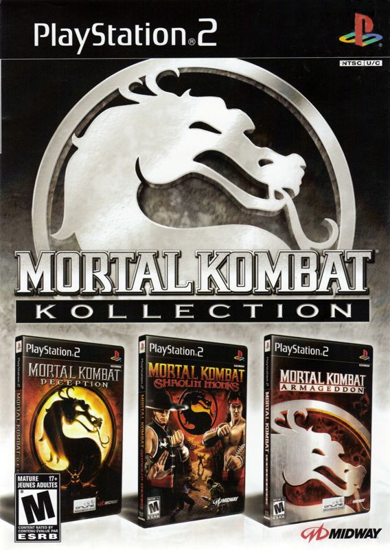 Front Cover for Mortal Kombat: Kollection (PlayStation 2)