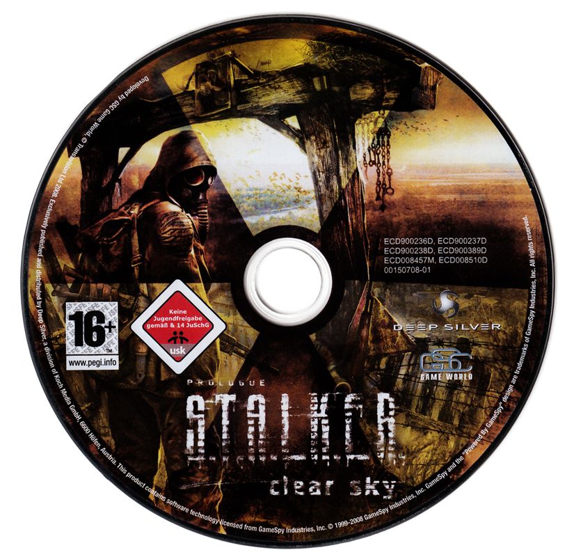 Media for S.T.A.L.K.E.R.: Clear Sky - Prologue (Limited Collector's Edition) (Windows): Game disc