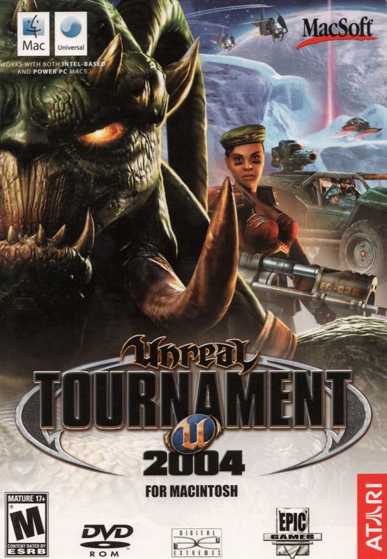 Front Cover for Unreal Tournament 2004 (Macintosh) (Universal binary release)