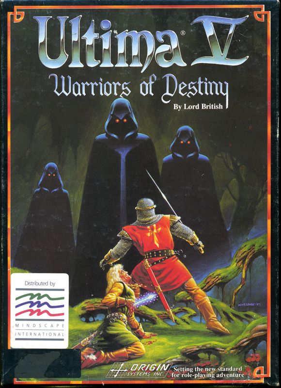 Front Cover for Ultima V: Warriors of Destiny (Amiga)