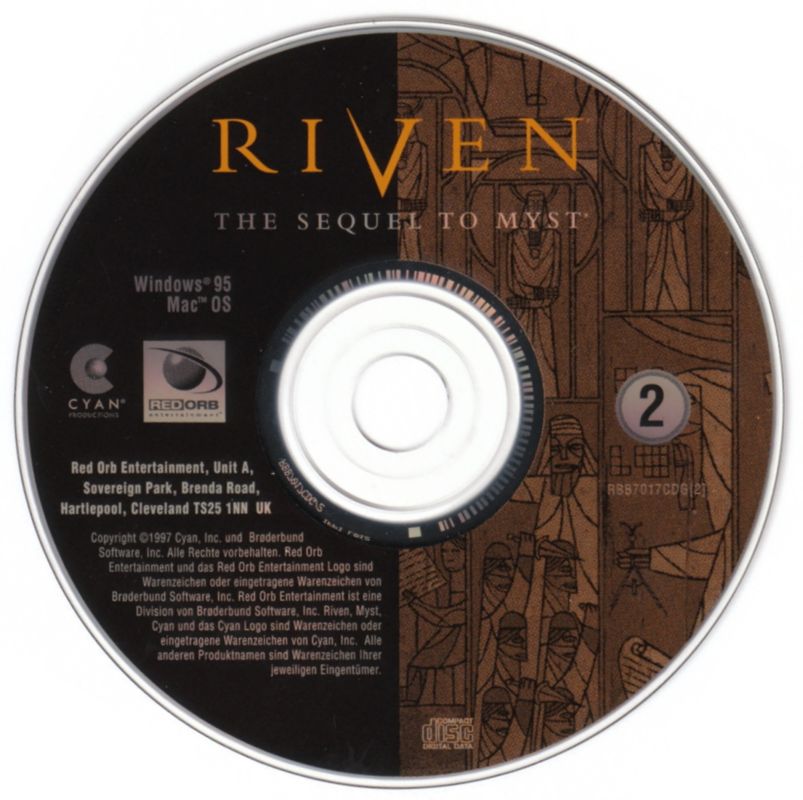 Media for Riven: The Sequel to Myst (Windows): Disc 2