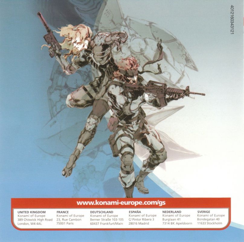 Inside Cover for Metal Gear Solid 2: Substance (Windows) (Software Pyramide Release): Left Inlay
